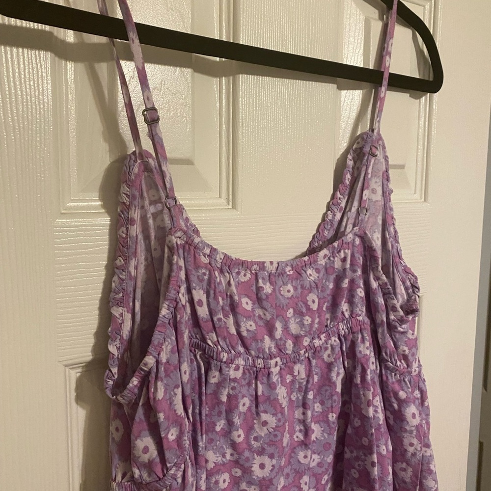 Abound - Purple Floral Top - Picture 3 of 4